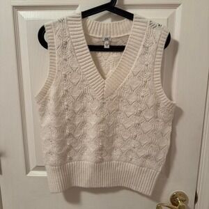 River Island Knit Pearl‎ Sweater Vest